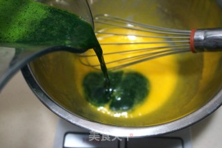 【北京】菠菜戚风蛋糕的做法步骤：7