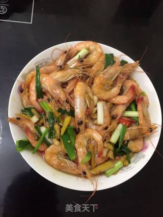 红烧海虾的做法步骤：3