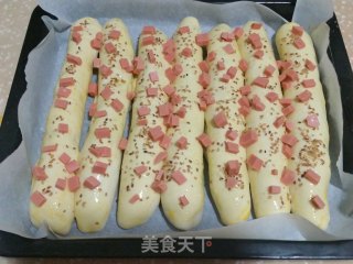 【台州】香肠肉松排包的做法步骤：12