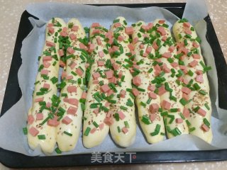 【台州】香肠肉松排包的做法步骤：13