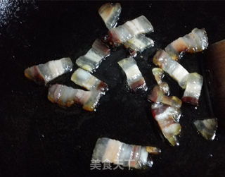 腊肉煮豆丝的做法步骤：7