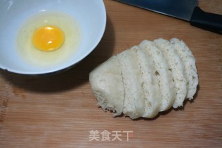 【北京】鸡蛋煎馒头的做法步骤：2