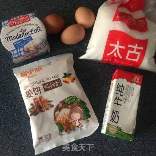 【北京】姜味轻乳酪蛋糕的做法步骤：1