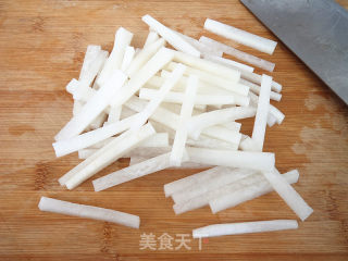 【天津】爆腌白萝卜的做法步骤：3