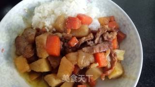 咖喱炖五花肉的做法步骤：5