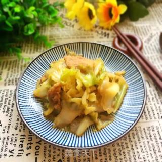 【山东】圆白菜炒肉的做法步骤：10