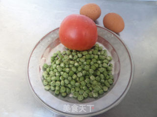 【天津】番茄鸡蛋烩豌豆的做法步骤：1