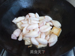 【天津】笔管鱼烧豆腐的做法步骤：9
