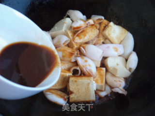 【天津】笔管鱼烧豆腐的做法步骤：10