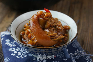 【义乌】黄豆炖猪蹄的做法步骤：7