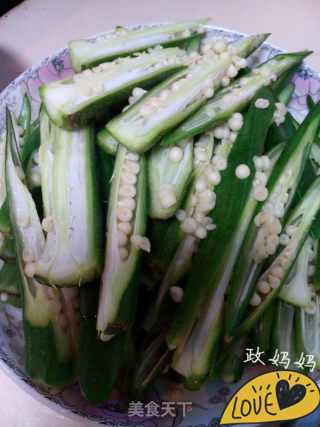 【山东】秋葵炒肉的做法步骤：1