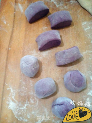 【山东】紫薯开花馒头的做法步骤：4