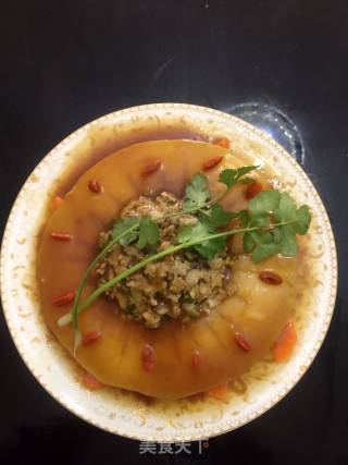 冬瓜蒸肉的做法步骤：4