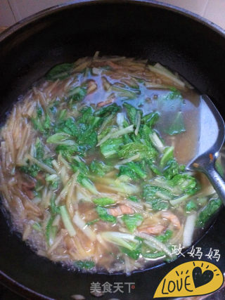 【山东】土豆丝小白菜汤的做法步骤：8