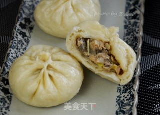 【河南】干豆角肉包子的做法步骤：13