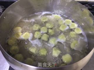 【广东】酒酿抹茶圆子的做法步骤：3