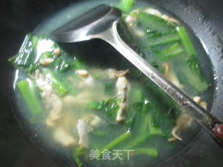 【宁波】蛏子天菜芯羹的做法步骤：10