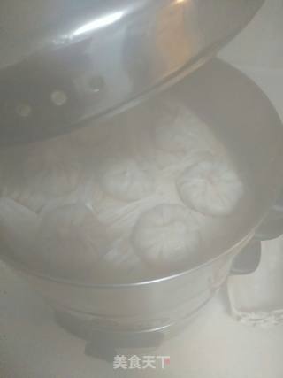 木耳鸡蛋烫面包的做法步骤：4