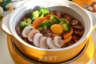 【北京】麻辣肠煲仔饭的做法步骤：6