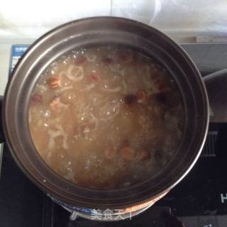 润肺止咳罗汉果粥的做法步骤：3