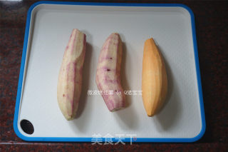 微波烤红薯的做法步骤：2