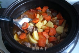 西红柿牛腩炖土豆的做法步骤：10