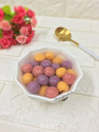 彩色汤圆的做法步骤：14