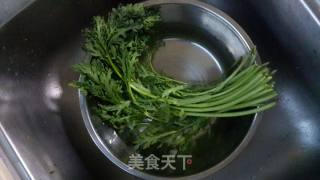 茼蒿面糊的做法步骤：1