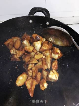 拔丝红薯的做法步骤：7