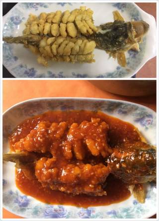 松鼠鲈鱼的做法步骤：4