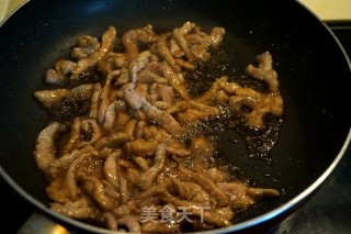 牛肉青蒜豆腐丝的做法步骤：5