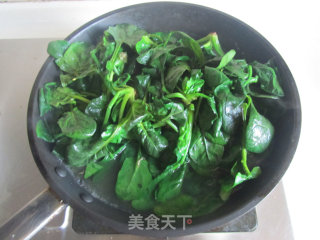 猪肝炒菠菜的做法步骤：3