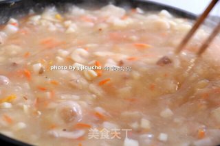 来台州一定要吃了这碗元宵羹——山粉糊的做法步骤：6