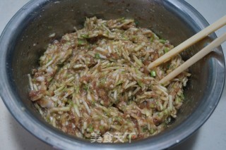 西葫芦千层肉饼的做法步骤：8