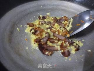 (广东) 广式腊肉炒芥兰的做法步骤：4