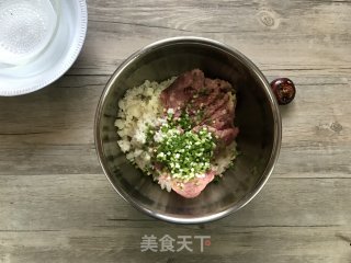 油炸糯米肉丸子的做法步骤：3