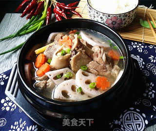 筒骨莲藕汤的做法步骤：13