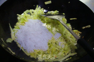 粉丝包菜的做法步骤：4