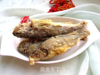 香炸小黄花鱼的做法步骤：6