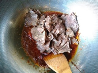 青菜烧牛肉的做法步骤：4