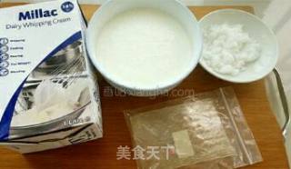 酸奶无饼底慕斯杯的做法步骤：1