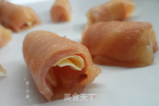 芝士鸡肉卷的做法步骤：2