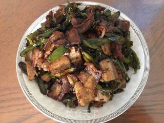线椒回锅肉的做法步骤：8