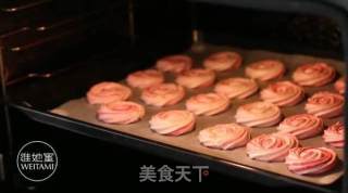 巧克力玫瑰蛋白酥的做法步骤：4