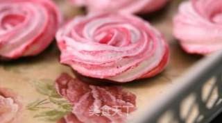 巧克力玫瑰蛋白酥的做法步骤：5
