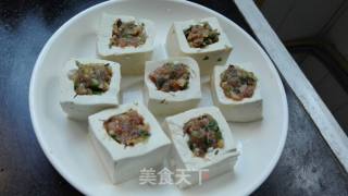 酿豆腐的做法步骤：1