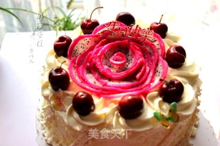 自制奶油水果蛋糕的做法步骤：11