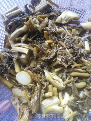 “芥末”荠菜的做法步骤：7