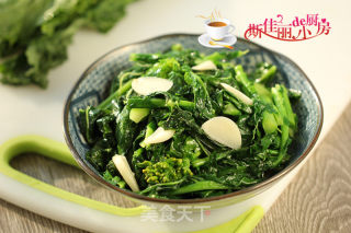 清炒江城菜心的做法步骤：6