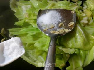 糖醋虾皮包菜的做法步骤：5